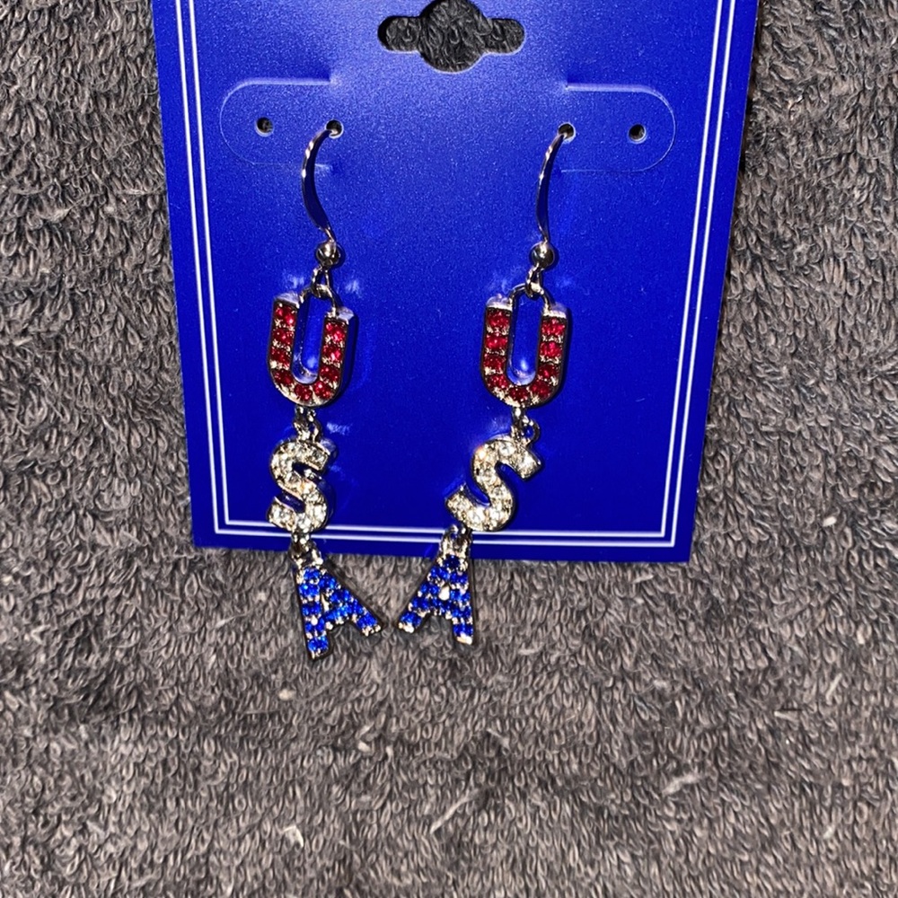 NWT Holiday Lane Silver tone Earrings - Picture 4 of 5